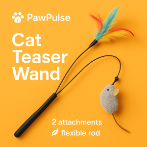 Cat Teaser Wand (2 attachments)