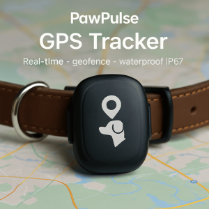 GPS Pet Tracker (waterproof, activity monitor)
